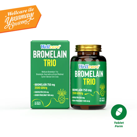 Wellcare Bromelain Trio 60 Tablet