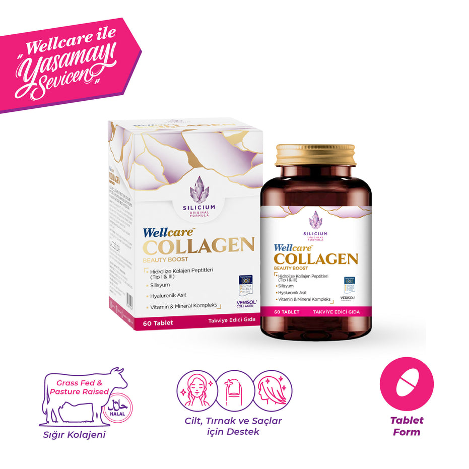 Wellcare Kolajen Cilt 1250 mg 60 Tablet