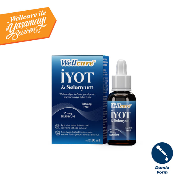 Wellcare İyot & Selenyum Oral Damla 30 ML