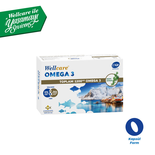 Wellcare Omega 3 Balık Yağı Kapsül - 30 Kapsül