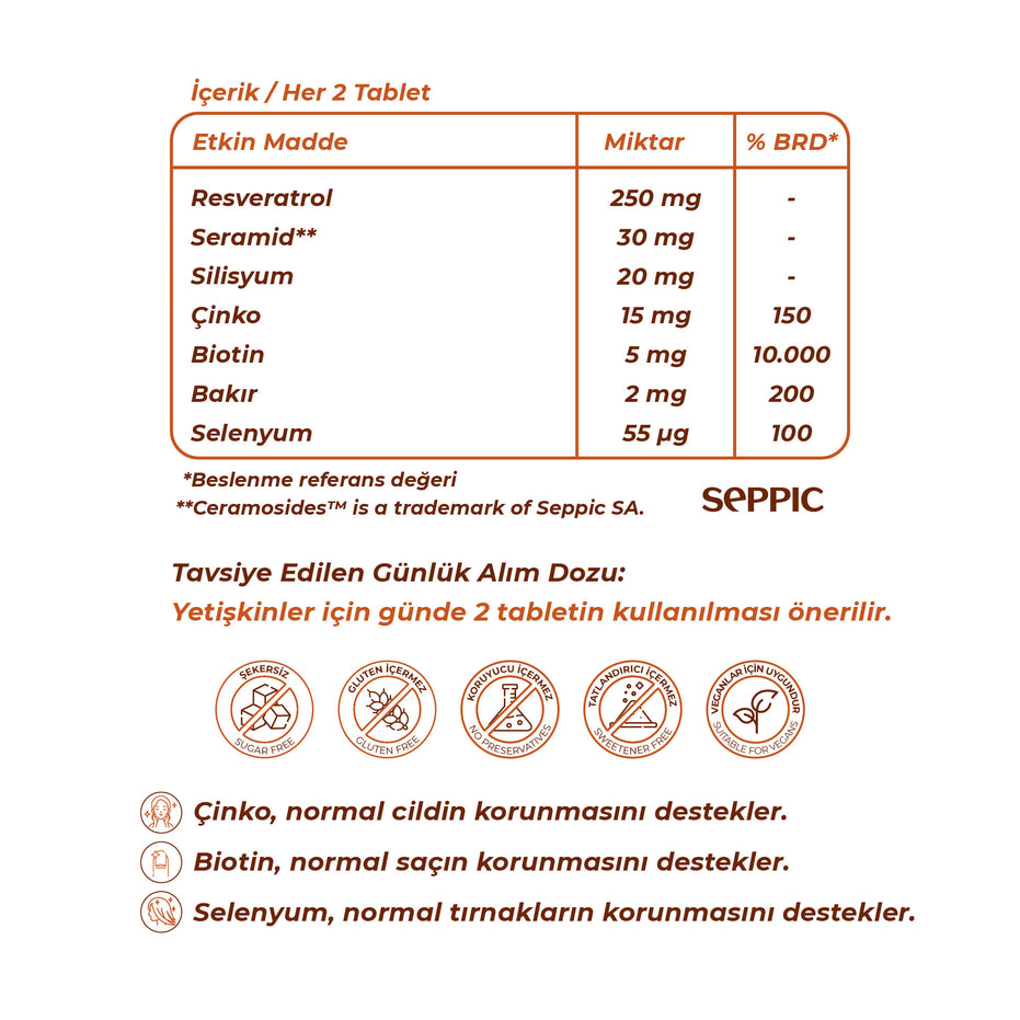 Wellcare Seramid Kompleks 60 Tablet