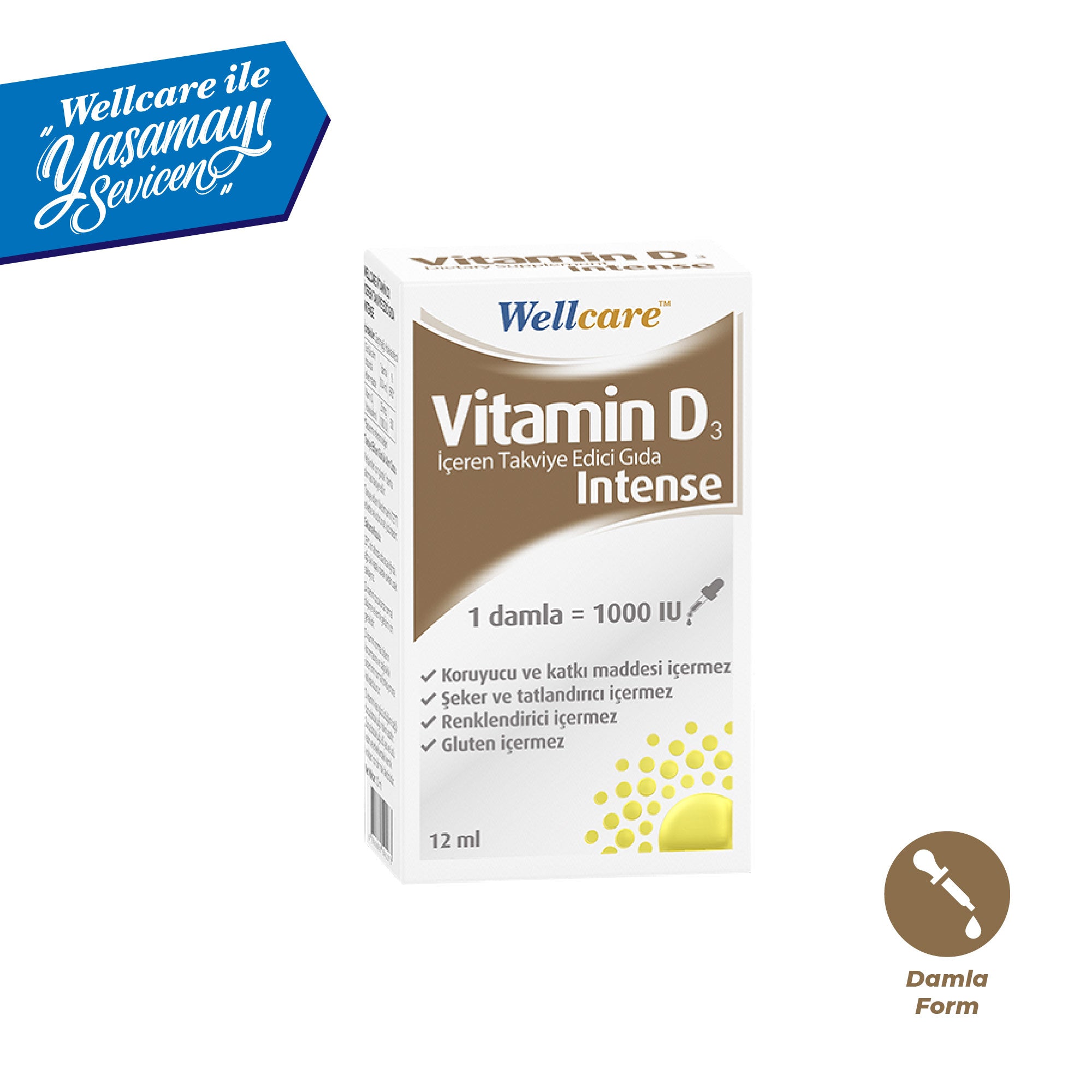Wellcare Vitamin D3 İntense - 12 ML
