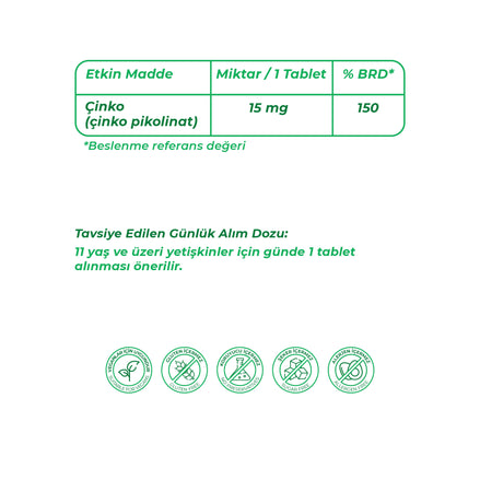 Wellcare Zinc Picolinate - 60 Tablet