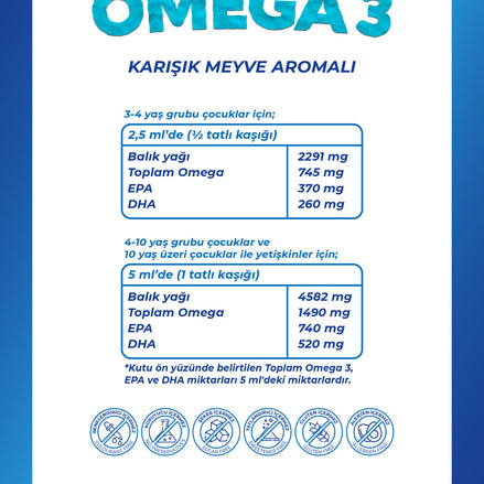 Wellcare 3'lü Set - Vitamin D3 600 IU - 30 ML & Omega 3 Karışık Meyve Aromalı Balık Yağı - 150 ML & Vitamin C 1000 mg + 15 mg Zinc Çiğneme Tableti 60 Tablet
